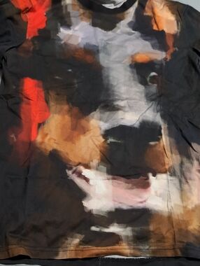 Givenchy Paris 100% Cotton Digital Doberman Shirt- M